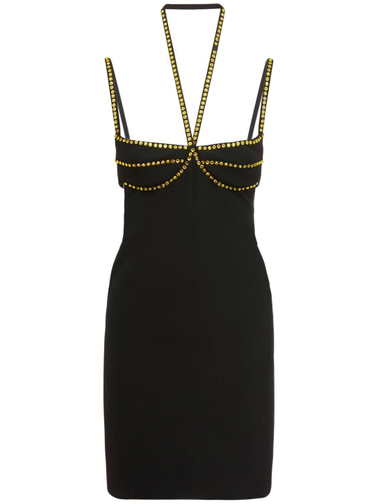 The Attico - Coco crepe mini dress w/ crystals