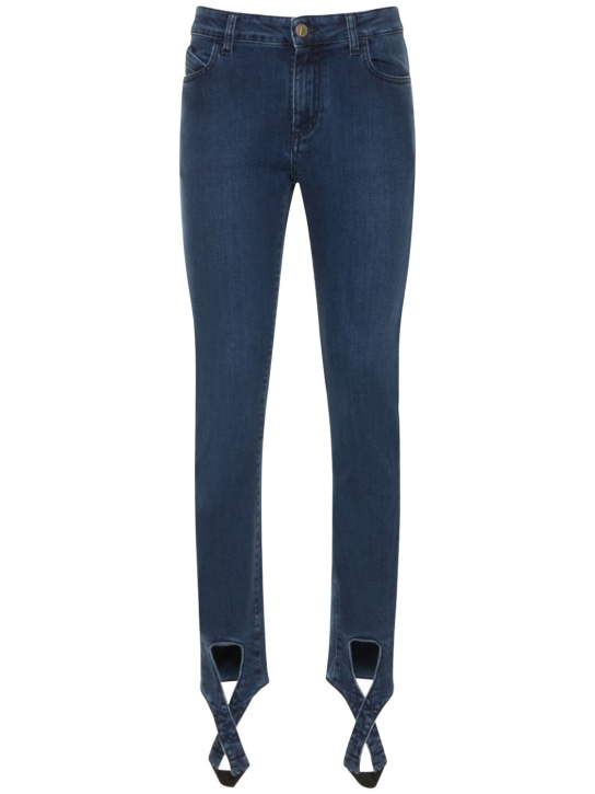 The Attico: Dakota cross stirrup denim jeans