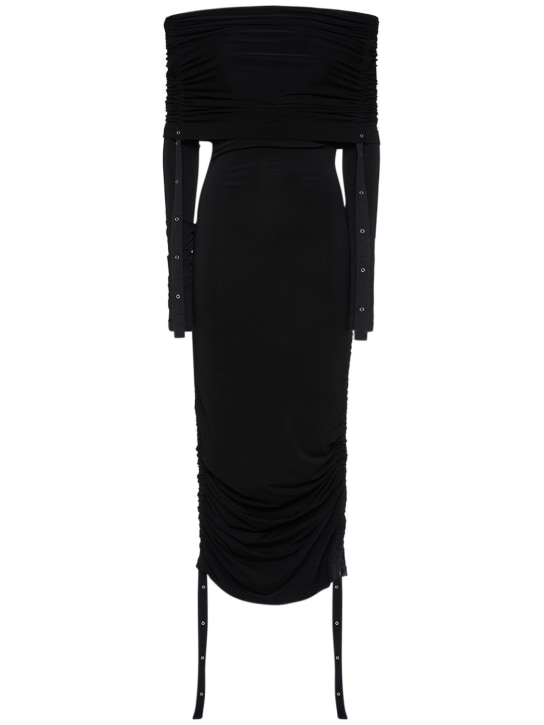 Dion Lee - Vestido Doric de crepé con capucha
