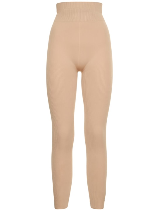 Andreadamo: Leggings in jersey a costine