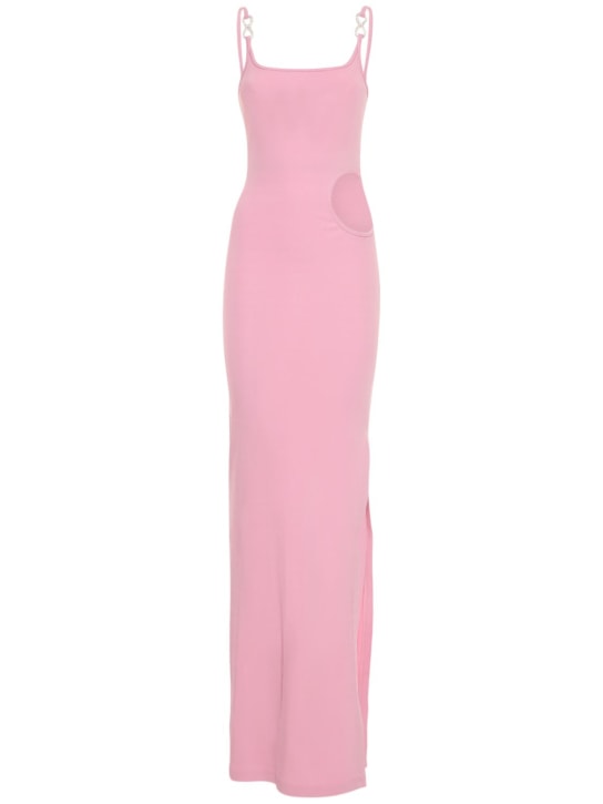 Mach & Mach: LANGES KLEID AUS STRETCH-VISKOSE