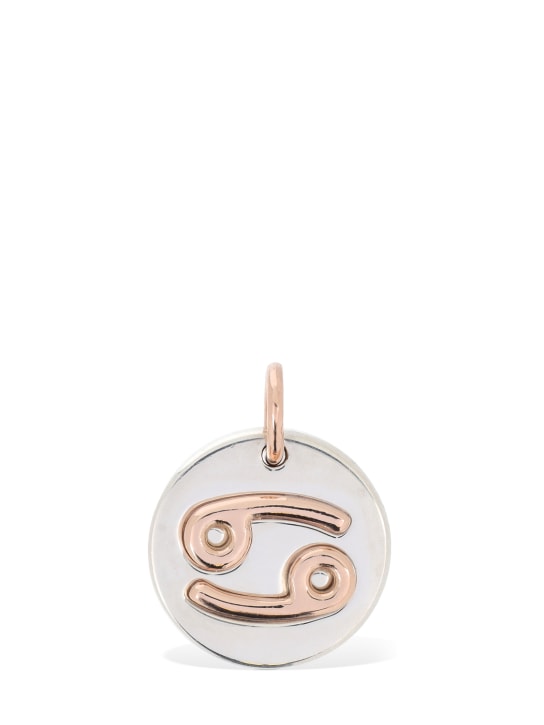 DoDo - 9kt Rose gold & silver Cancer charm