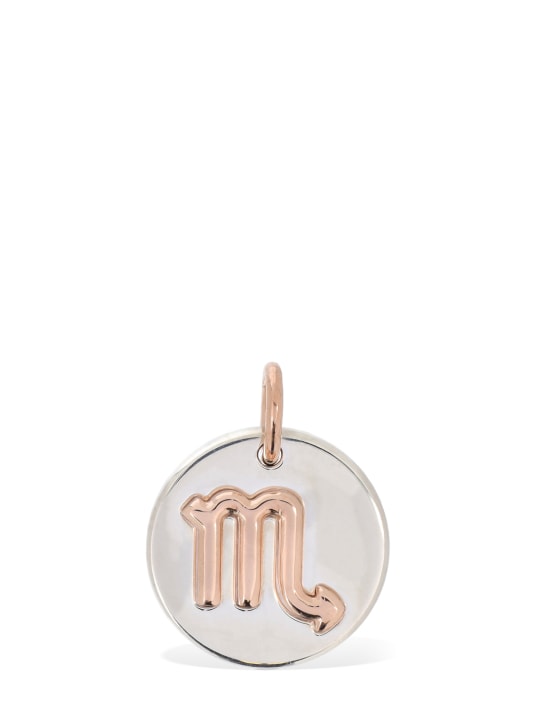 DoDo - 9kt Rose gold & silver Scorpio charm