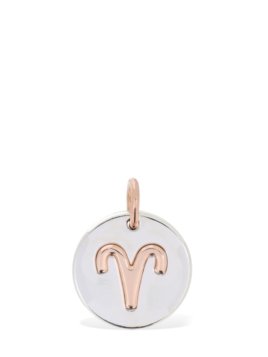 DoDo - 9kt Rose gold & silver Aries charm