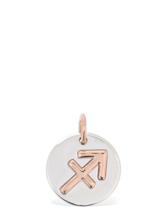 DoDo - 9kt Rose gold & silver Sagittarius charm