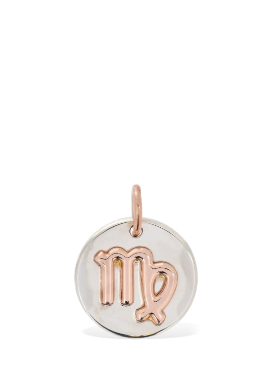 DoDo - 9kt Rose gold & silver Virgo charm