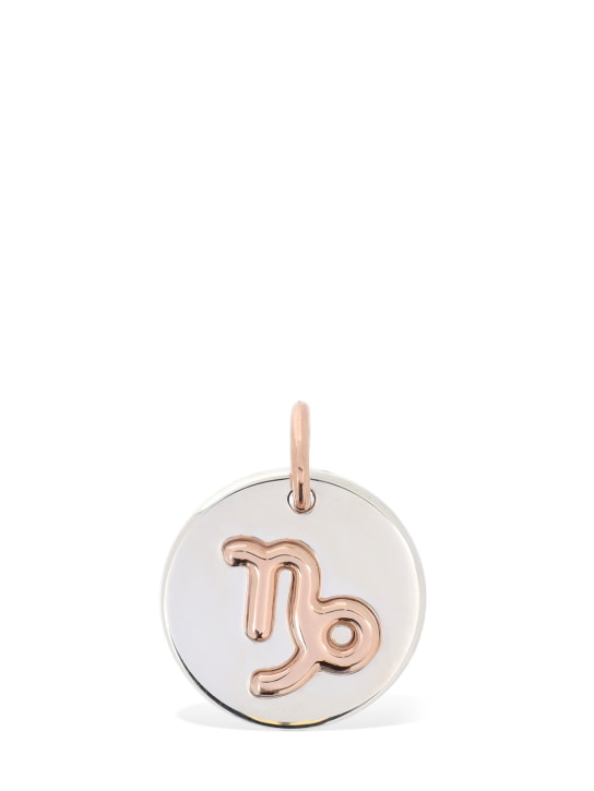 DoDo - 9kt Rose gold & silver Capricorn charm