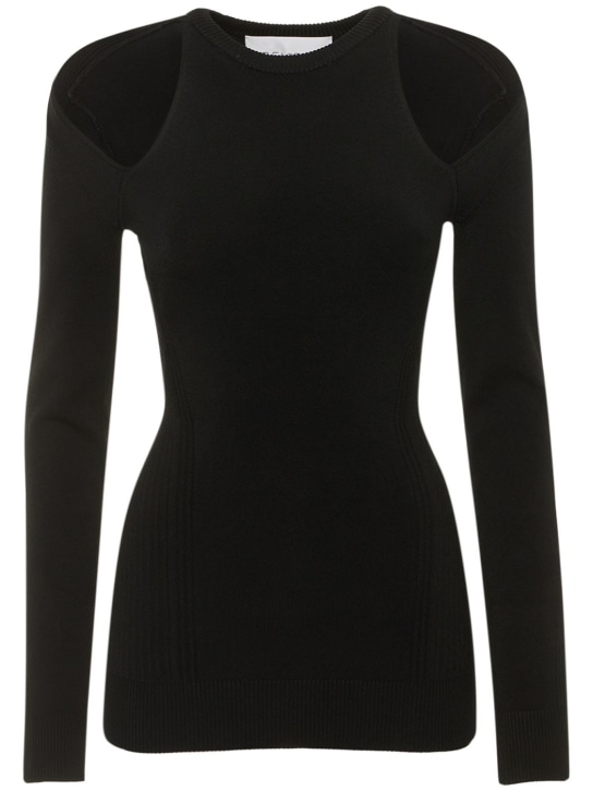 AZ FACTORY - Top Thebe Bagugu in maglia con cutout