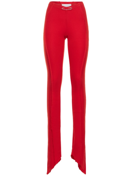 Sami Miro Vintage: Pantaloni asimmetrici in tencel stretch