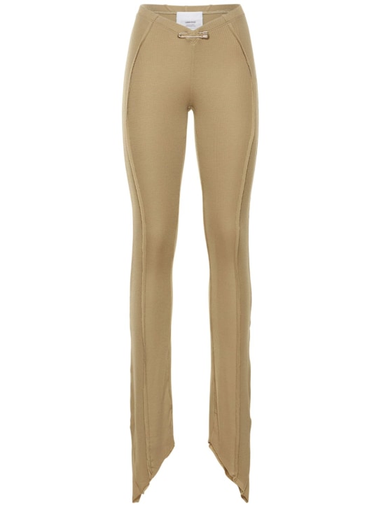 Sami Miro Vintage - Asymmetrische Stretch-Lyocell-Hose