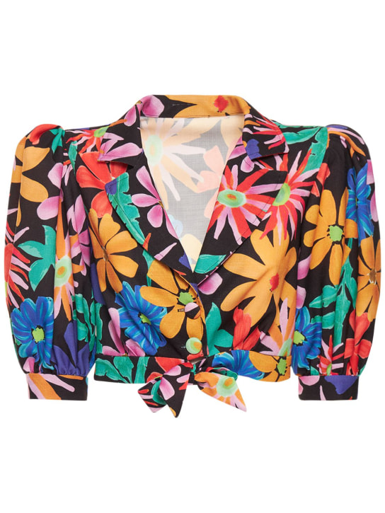 Patbo: Crop top Aster stampato