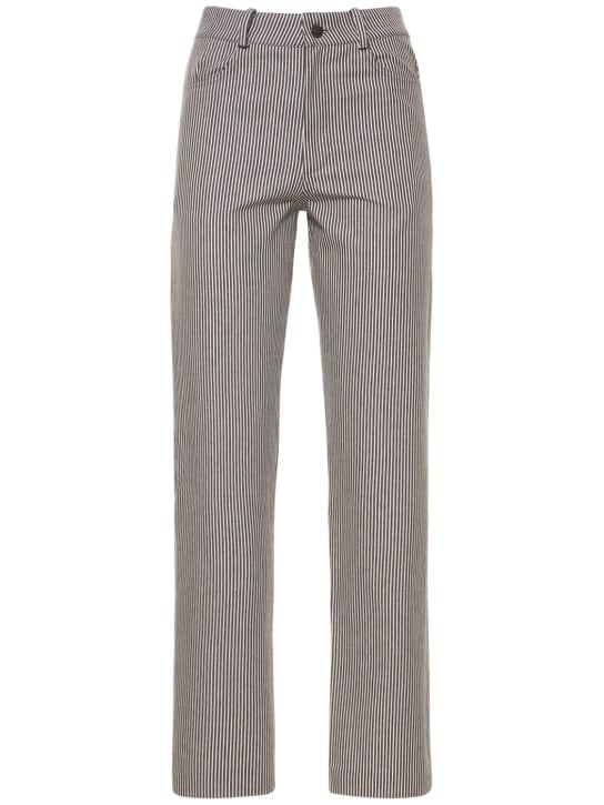 Musier Paris: Pantalones de popelina de algodón