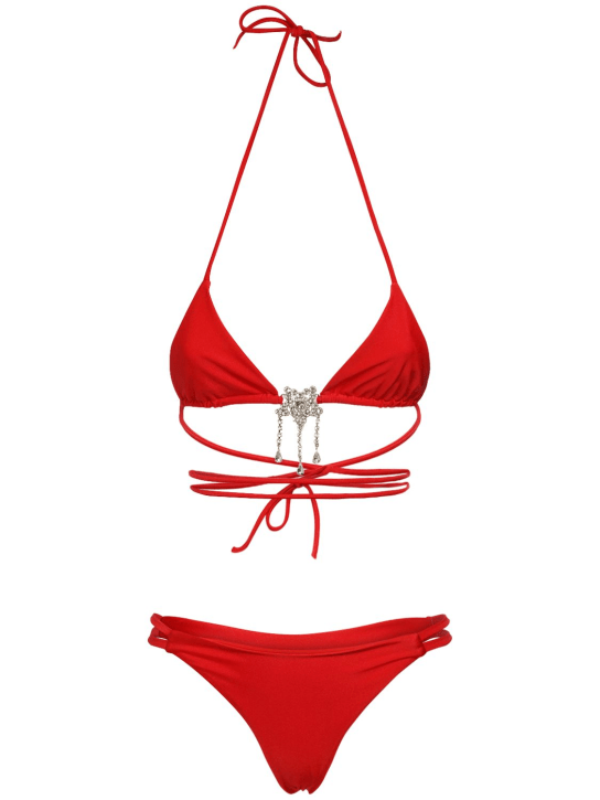 Alessandra Rich - Bikini mit Schnürung
