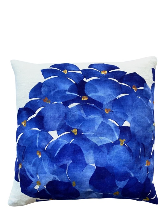 Chiara Grifantini - Coussin Hydrangea Blu