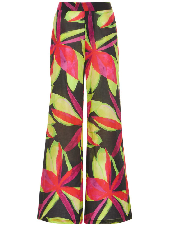 Louisa Ballou - Hose aus Baumwollmusselin mit weitem Bein