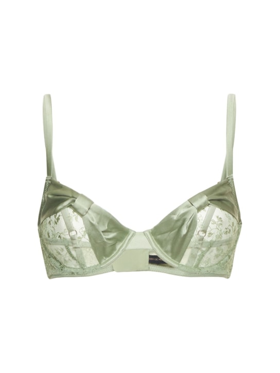 Kiki De Montparnasse: Soutien-gorge en dentelle et satin Cecile