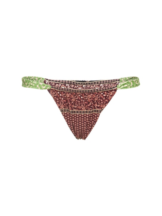 Miaou - Bali printed bikini bottoms