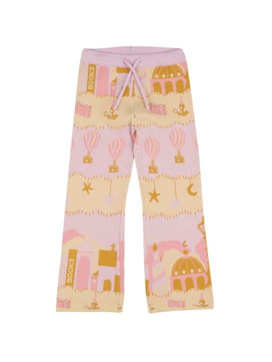 HELMSTEDT - Jacquard knit wide leg sweatpants