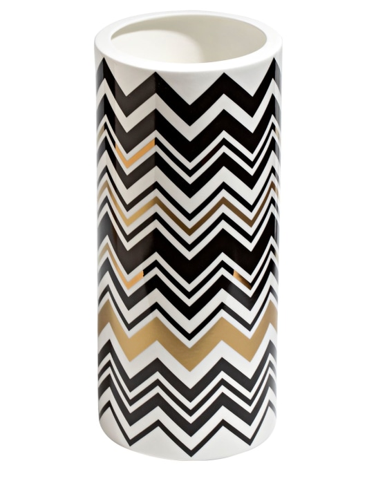 Missoni Home - Vase haut Zig Zag Gold