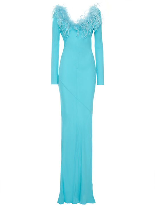Giuseppe Di Morabito - LANGES KLEID AUS VISKOSE-CREPE DE CHINE