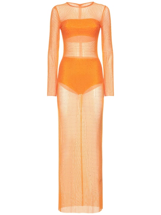 Giuseppe Di Morabito - Langes Kleid aus Mesh