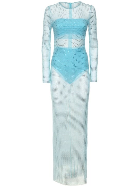 Giuseppe Di Morabito - Langes Kleid aus Mesh