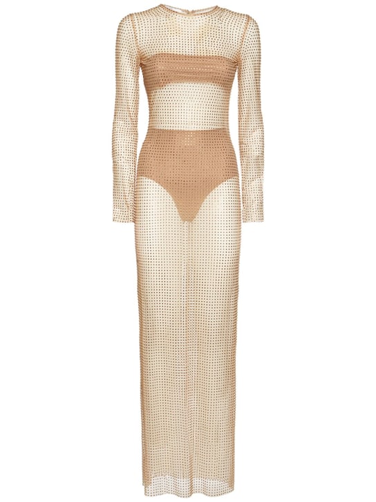 Giuseppe Di Morabito - Langes Kleid aus Mesh