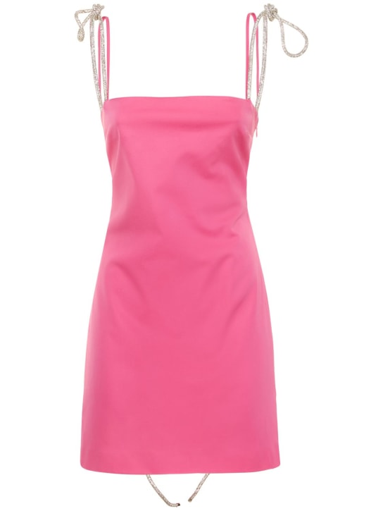 Giuseppe Di Morabito: Vestido corto de viscosa con decoraciones