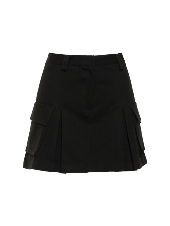 The Frankie Shop - Jupe courte cargo en coton plissé Audrey