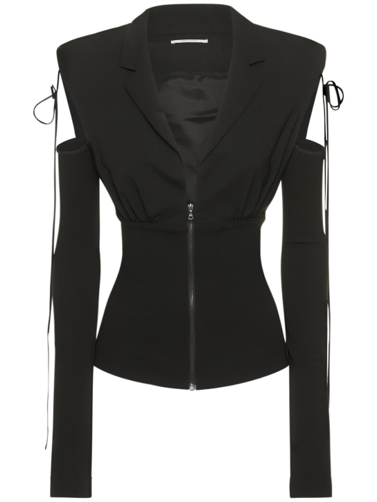 Nensi Dojaka - Open shoulder hybrid blazer