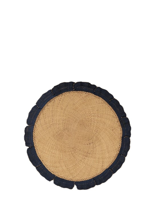 Johanna Ortiz: Lot de 2 sets de table bleu marine Orpua