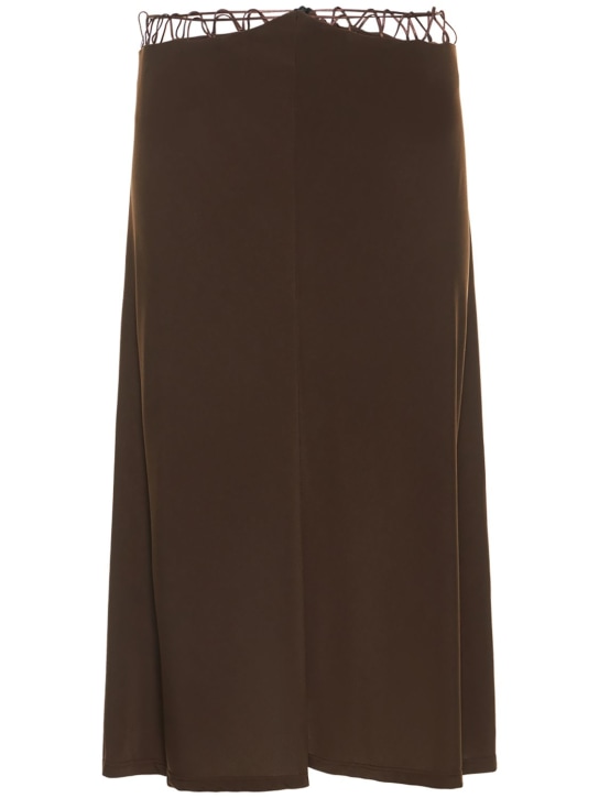 Musier Paris - Jupe courte en jersey stretch Santorini
