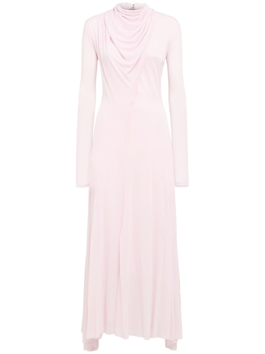 Jil Sander - Robe longue en jersey de viscose légère