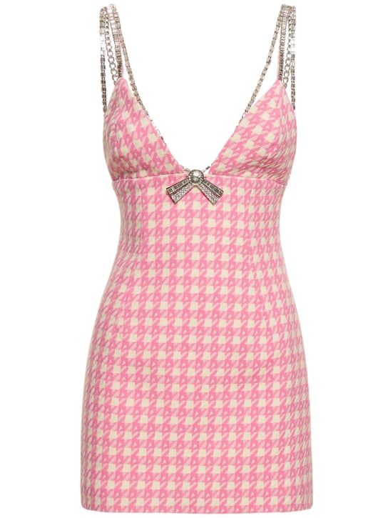 Area - Robe courte en laine mélangée