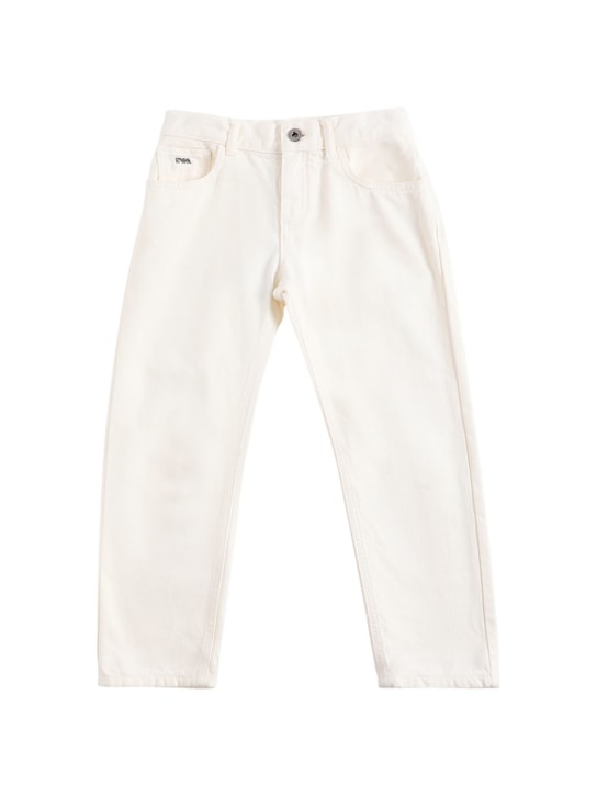 Emporio Armani: Slim cotton denim jeans