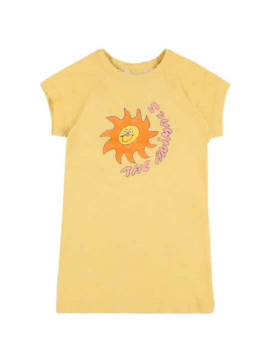 The Animals Observatory - BEDRUCKTES KLEID AUS BAUMWOLLJERSEY
