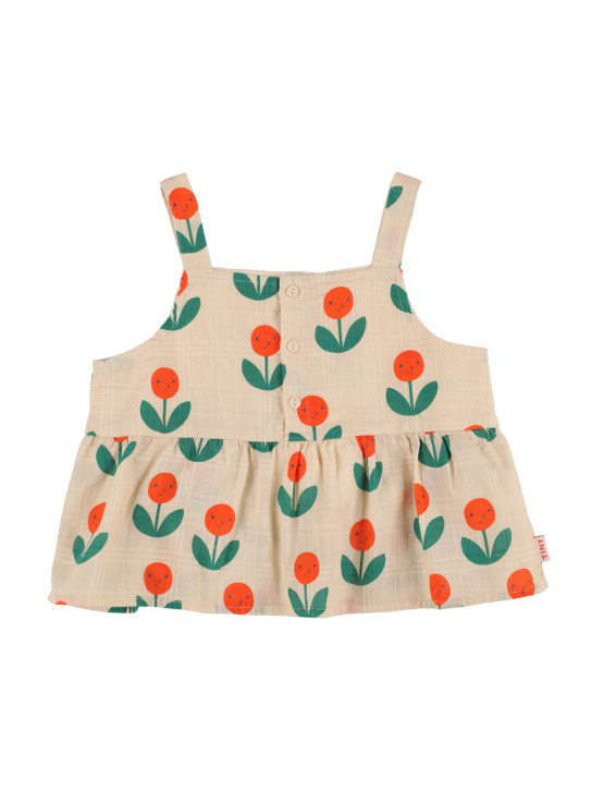 Tiny Cottons - Peonies print cotton blouse