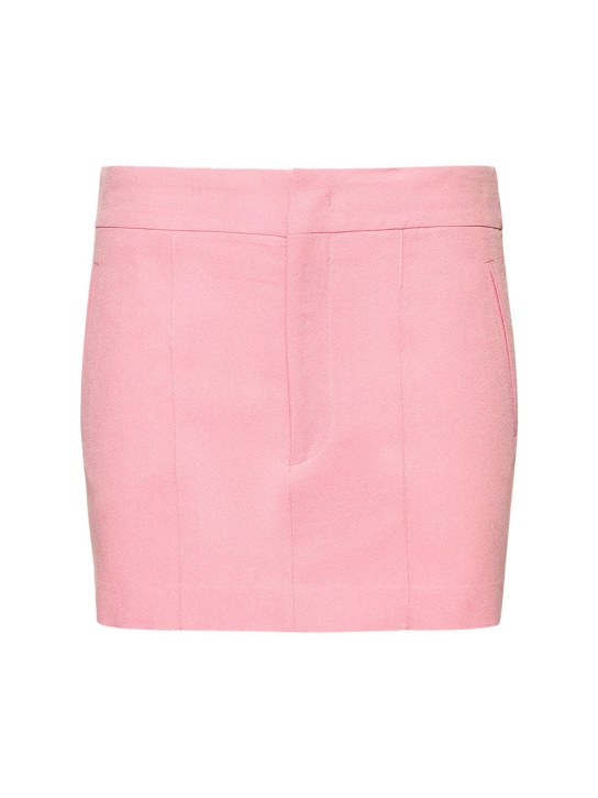 Isabel Marant: Licoba cotton & viscose mini skirt