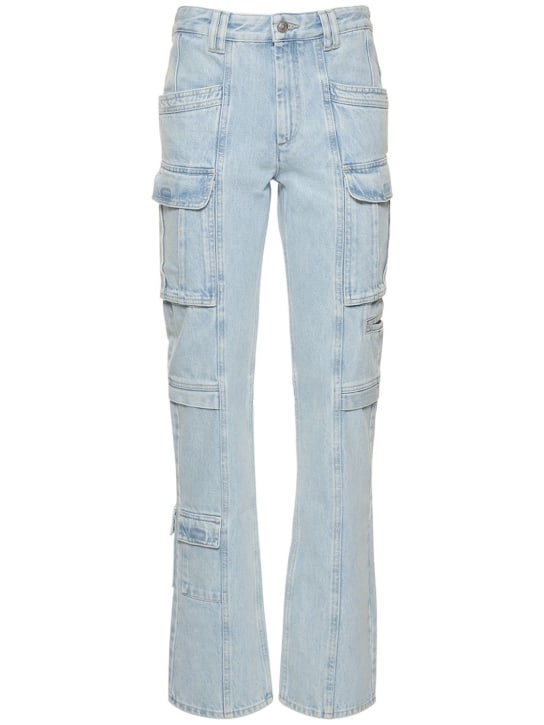 Isabel Marant: Pantalones cargo de algodón