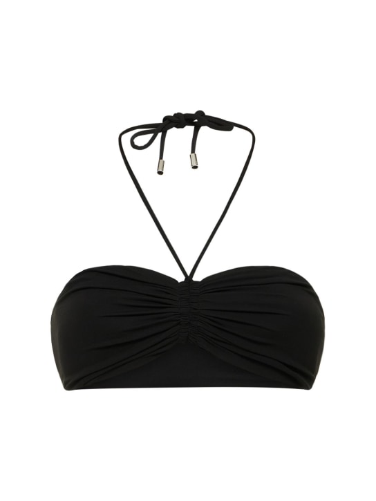 Michael Kors Collection - Top a fascia in jersey stretch da annodare
