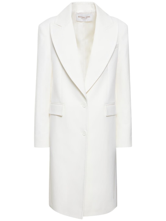 Michael Kors Collection - Langer Mantel aus Baumwolle und Leinen