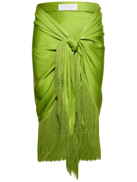 Michael Kors Collection - Jupe midi à franges