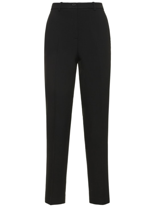 Michael Kors Collection - Pantaloni dritti vita media Serge