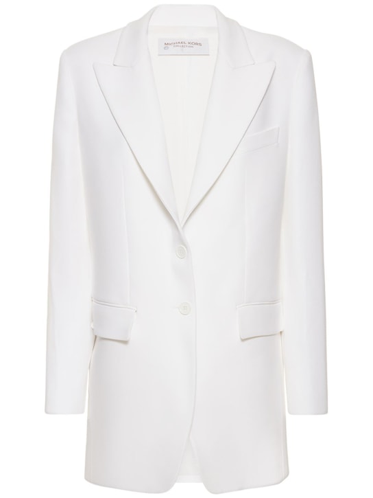 Michael Kors Collection: Crepe sable boyfriend blazer