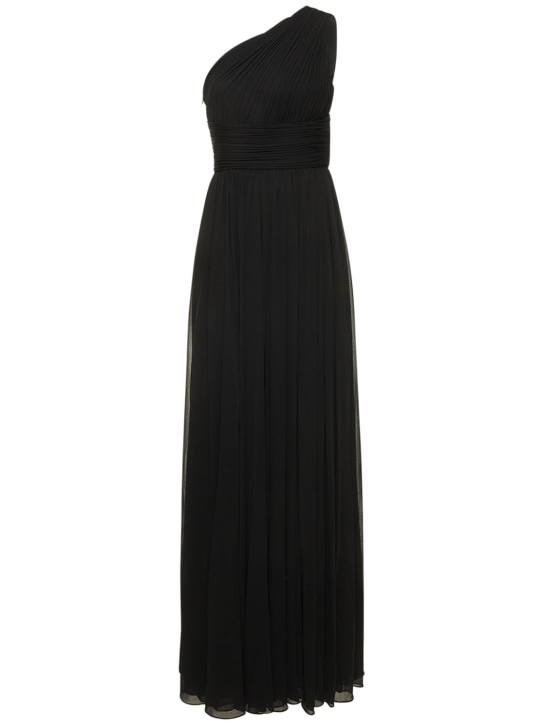 Michael Kors Collection - Vestito monospalla in chiffon di viscosa