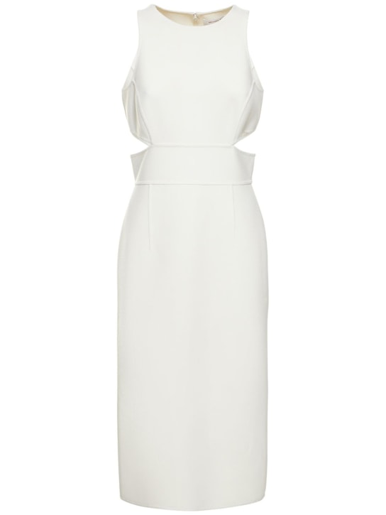 Michael Kors Collection: Midikleid aus Wollmischkrepp