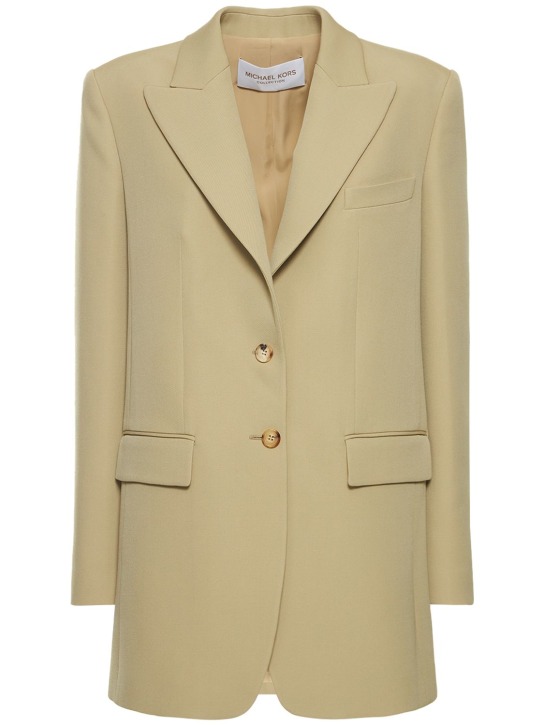 Michael Kors Collection - Blazer monopetto in serge di lana vergine