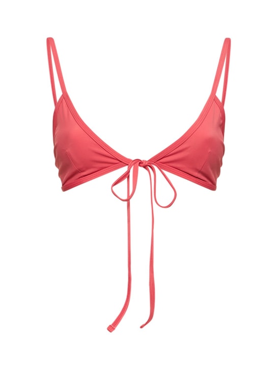 Christopher Esber: Top bikini con laccini da annodare