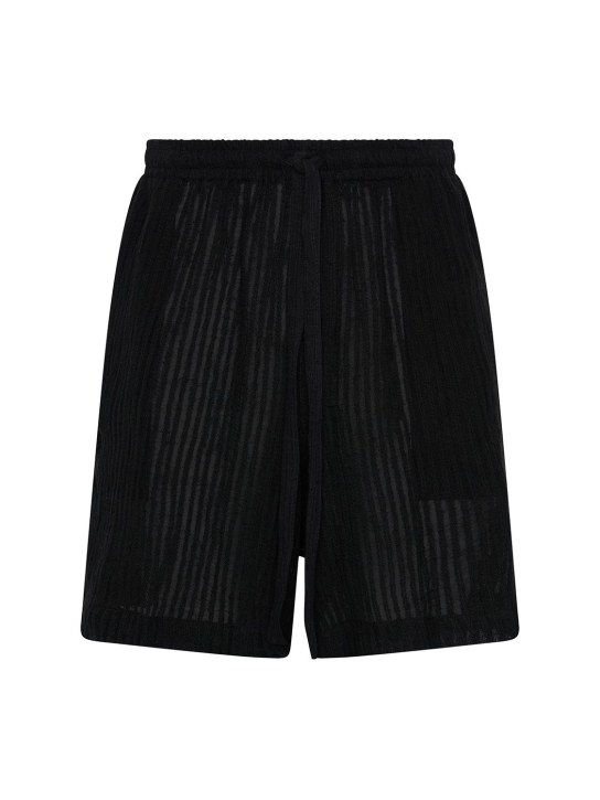 Commas - Shorts in misto lino