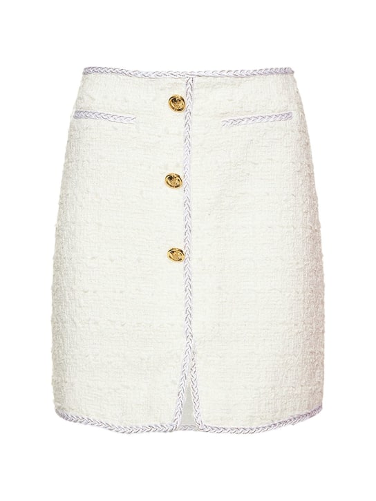 Giambattista Valli - Jupe courte boutonnée en bouclé
